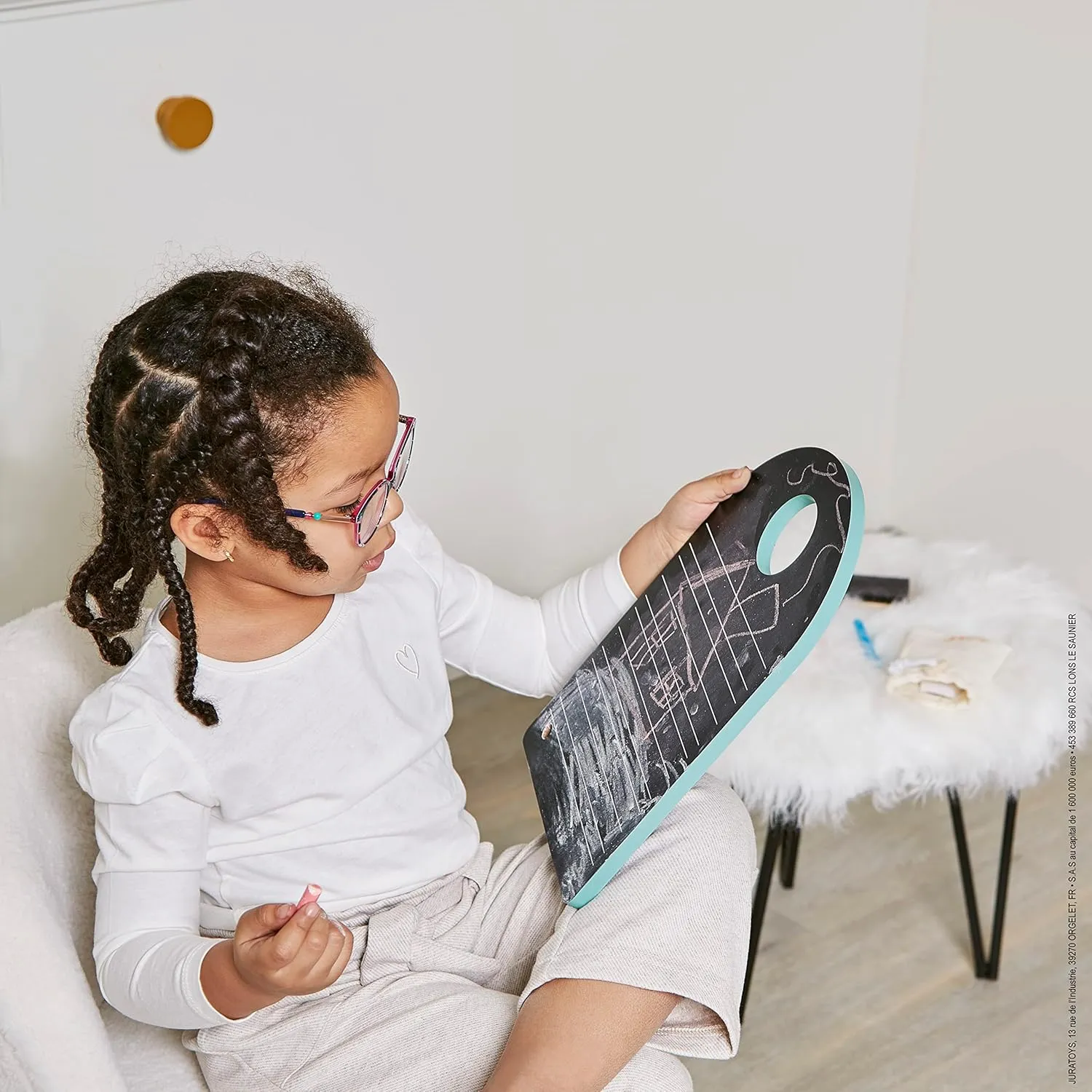 - Blackboard sleep - For Writing and Drawing - Easy to Carry - For Ages 3 and Up (Take Along) Janod 