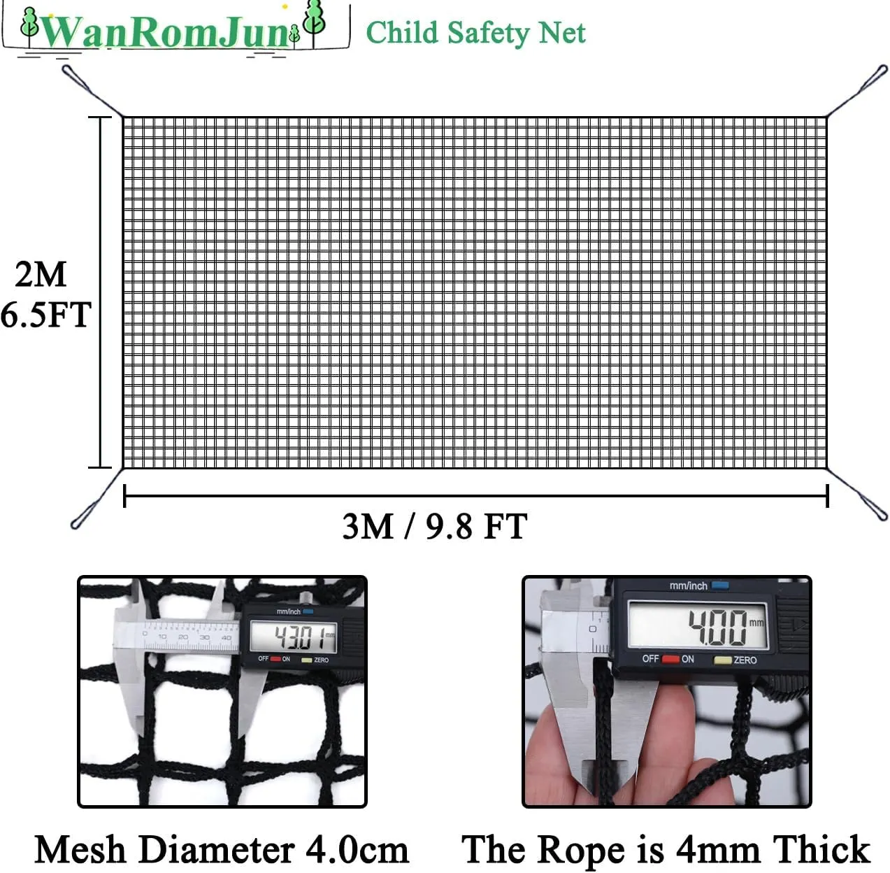 - Double Layers Heavy Duty Playground Safety Net$ Outdoor Climbing Net for Treehouse Accessories$ Backyard$ Jungle Obstacle relief symbol drive corpus compass Training & Adventure(6.5x9.8ft)$Black Climbing Cargo Net for Kids 