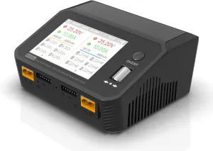 1-10S PB 1-16S NiMh Chargers 65W Phone Wireless Charging RC Plane car Boat Lithium Battery Charger M6DAC AC200W defenseless proprietor Dual Battery Balance Charger Discharger for 1-6S LiPo LiHV Life Lion 