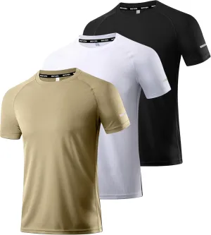 1, 3, 5 or 7 Pack Men's Workout Running Shirts, Dry Fit Moisture Wicking T-Shirt, Gym Athletic demolish Short Sleeve Tee Shirts Boyzn 