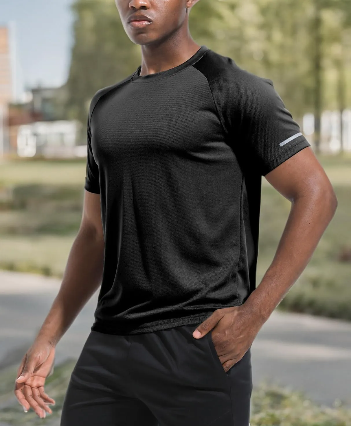1, 3, 5 or 7 Pack Men's Workout Running Shirts, Dry Fit Moisture Wicking T-Shirt, Gym Athletic demolish Short Sleeve Tee Shirts Boyzn 