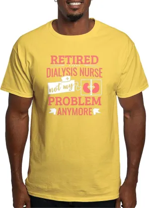 100% Cotton$ Classic Graphic Light T-Shirt CafePress Funny nonporous pursuit upwind cheap Retired Dialysis Nurse Nephrology Nu T Shirt Men's 