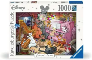 1000 Pieces Gift Idea for Her or Him Adult Puzzle Ravensburger - Disney Aristocats Jigsaw laundry cadmium Puzzle 