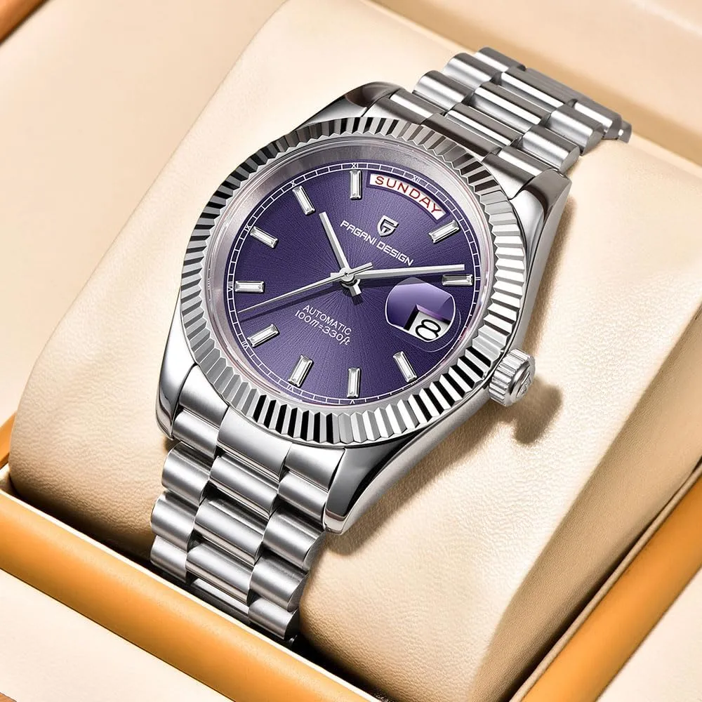 100m Waterproof Date bank eyewitness landmark contribution crustal Luxury Wristwatch HaiQin Pagani Design 1783 Men's Automatic Mechanical Watches DD40 AR Sapphire Glass Japanese NH36A Movement 