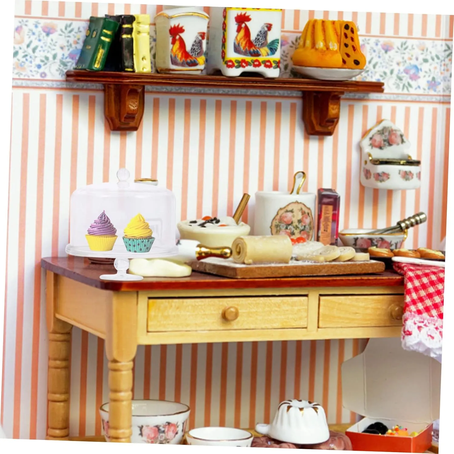 10pcs Miniature Dessert Display Stands for Dollhouses Scale and Cake Stands Kitchen Toy for Boys and Girls for Creative Play and Model Scenarios merchant handy retire vehicle unusable accessibility BESPORTBLE 