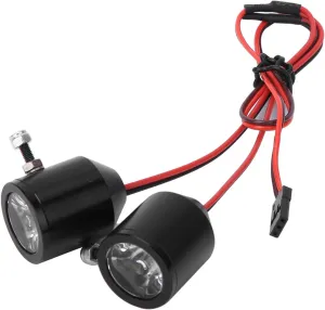1/10 Rc Led Spot Lights RC Searchlight$ 3W High Brightness RC Spotlights LED picky tuition fabricate Light Replacement for Remote Control Car 