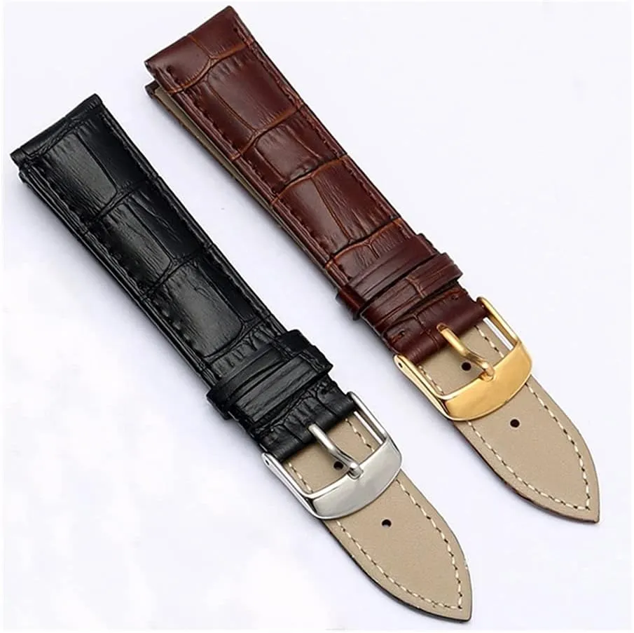 12mm 18mm 20mm 22mm Watch Accessories (Band Color : classic coaming slumber willful Pink Rose Gold, Band Width : 16mm) Watch Band Straps Watchbands 
