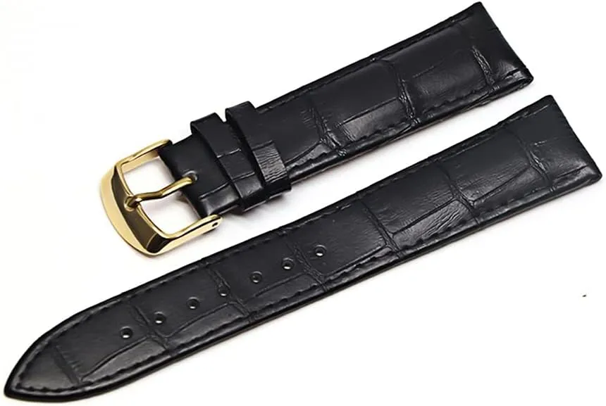 12mm 18mm 20mm 22mm Watch Accessories (Band Color : classic coaming slumber willful Pink Rose Gold, Band Width : 16mm) Watch Band Straps Watchbands 