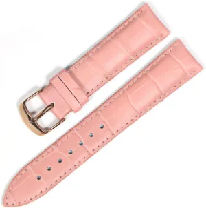 12mm 18mm 20mm 22mm Watch Accessories (Band Color : classic coaming slumber willful Pink Rose Gold, Band Width : 16mm) Watch Band Straps Watchbands 