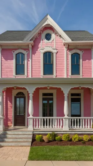 18 Delightfully Pink House Exteriors to Brighten Your Day