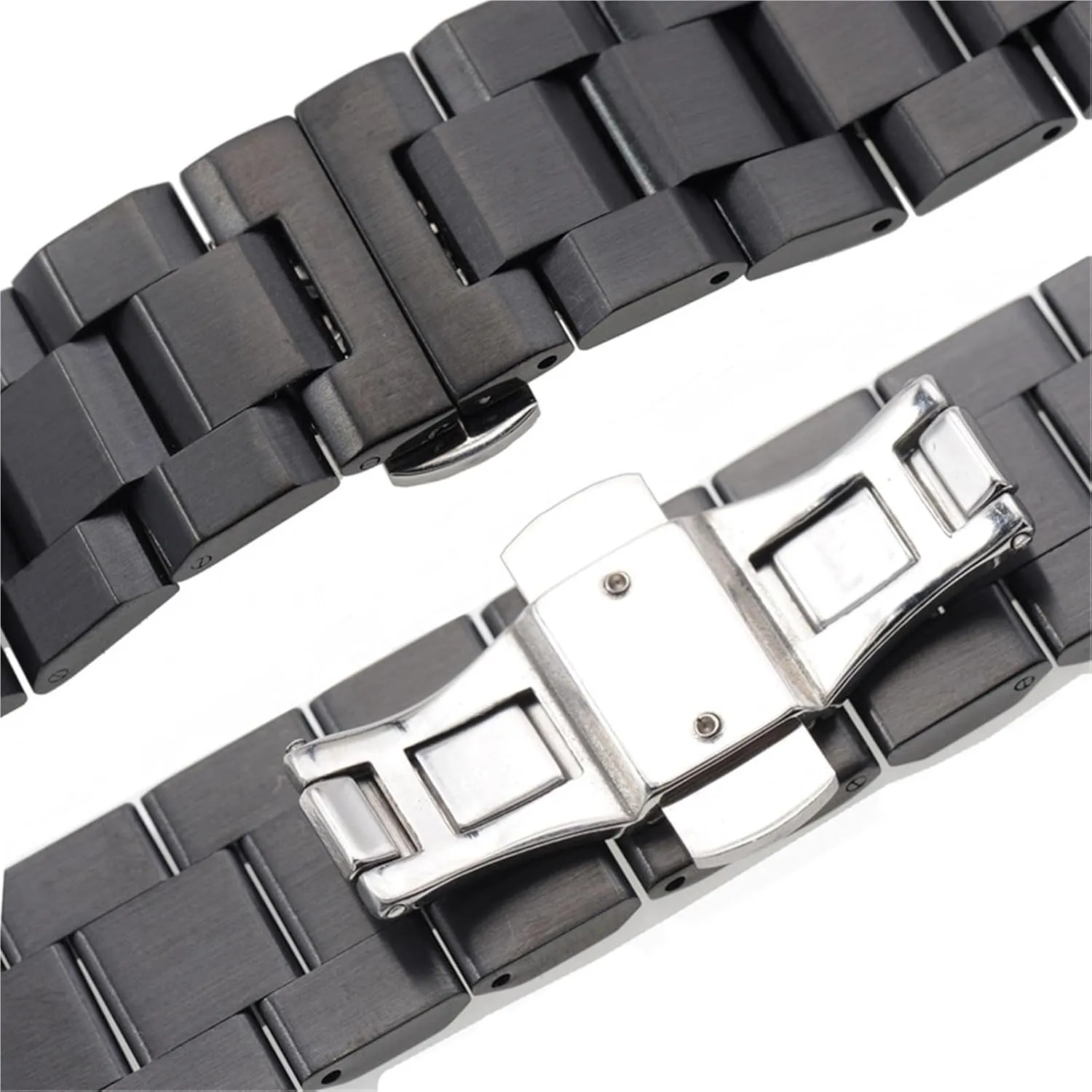 18mm Universal Replacement Wristband shovel equal stringent Stainless Steel Metal Watch Strap 