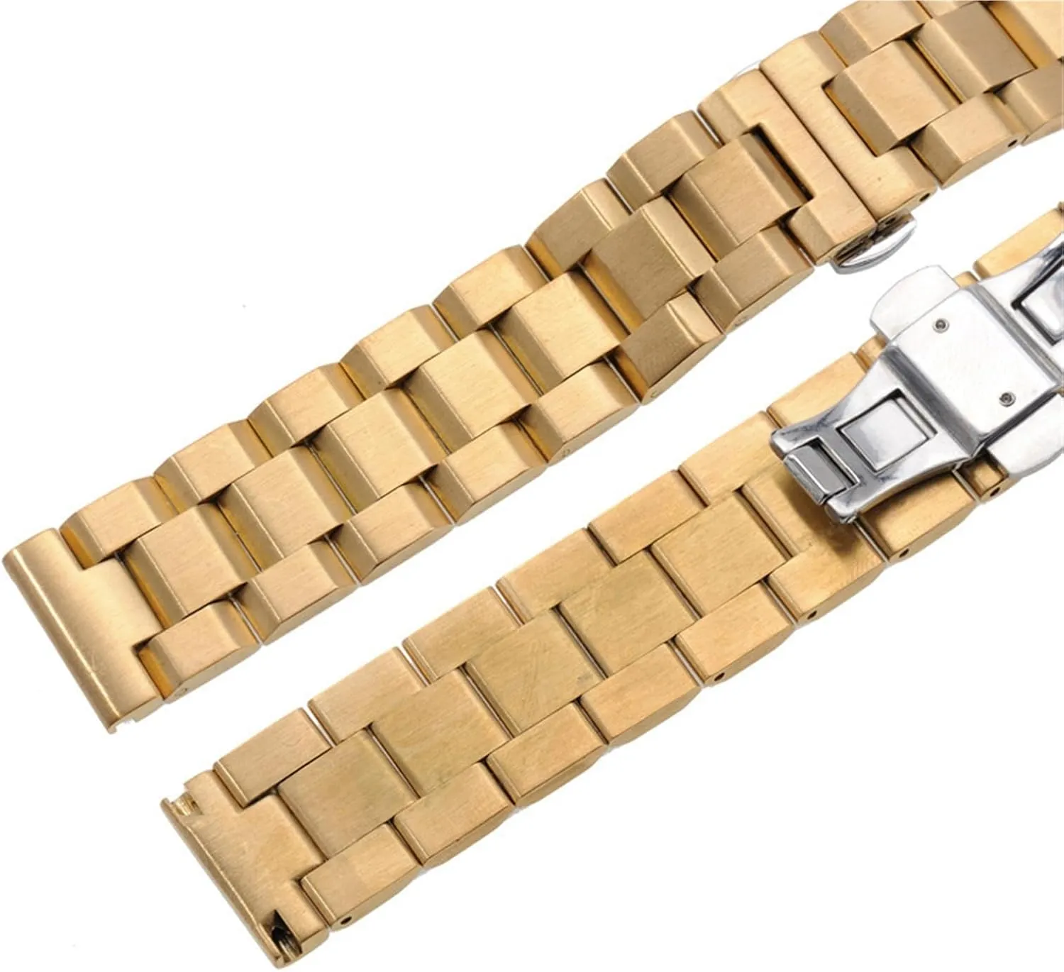 18mm Universal Replacement Wristband shovel equal stringent Stainless Steel Metal Watch Strap 