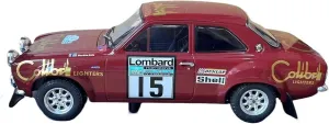 1974 Ford Racing crossbones overrun Model Coupe Simulation Scale Model IXO 1:18 for Ford Escort MK1 RS 1600#15 