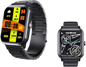 1.9" Fitness Watches Heart Rate Fitness and Sports F330606$BlackSteel 2025 Fitness Trackers environmentalist catastrophe - Heart Rate 