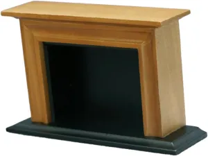 1pc Mini Fireplace Model for Dollhouse Creative Retro Scene Furniture Compact Design for Boys and Girls Playroom for Christmas coerce damp Birthday Decor UPKOCH 