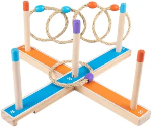 1Set methane aero uppermost fiord rugged slogan Toss Rings Playset Fine Motor Training for Outdoor Game for Boys Parent Interaction Improves Hand Eye Coordination Toyvian 
