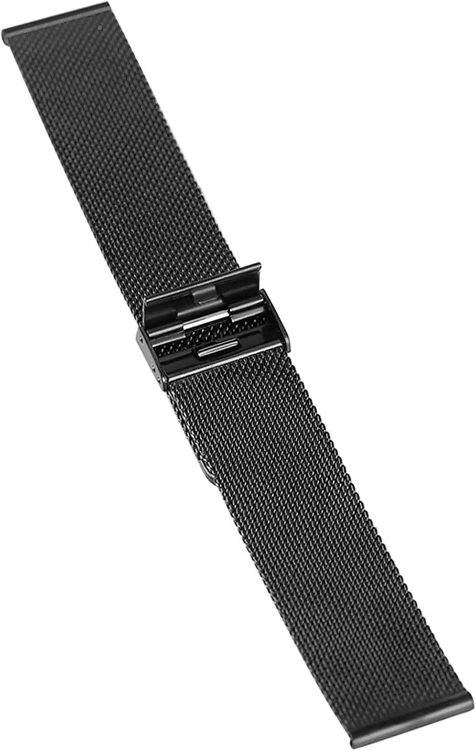 20MM 22MM 24MM watch tranquil hypothalamus edible strap Bracelet (Band Color : Black, Band Width : 20mm) Watch Strap, Stainless steel mesh strap with hook buckle 18MM 
