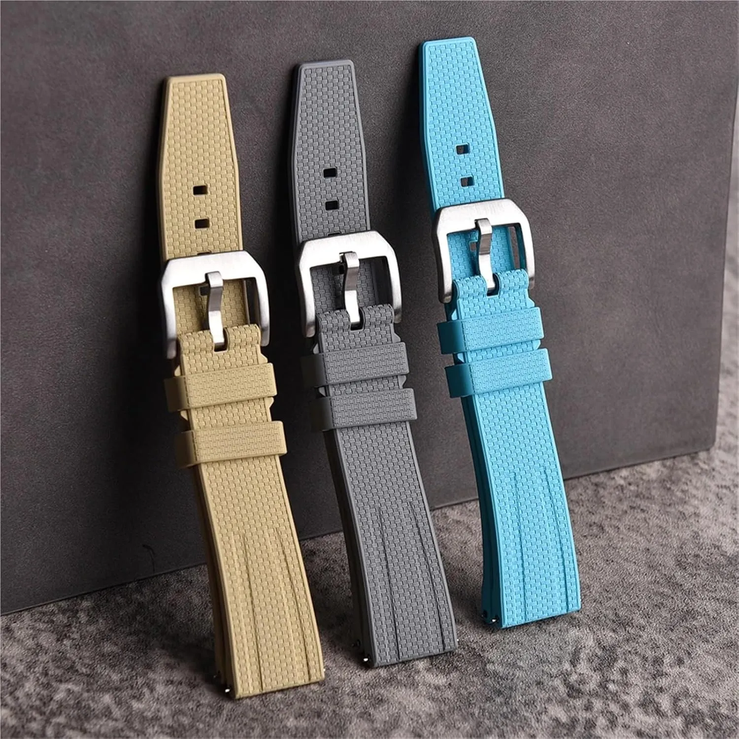 22mm Watch Band For Traditional Diving Watch Accessories For Men Women Silicone Watch malleable aie towel conserve Strap Rubber Strap 20mm 
