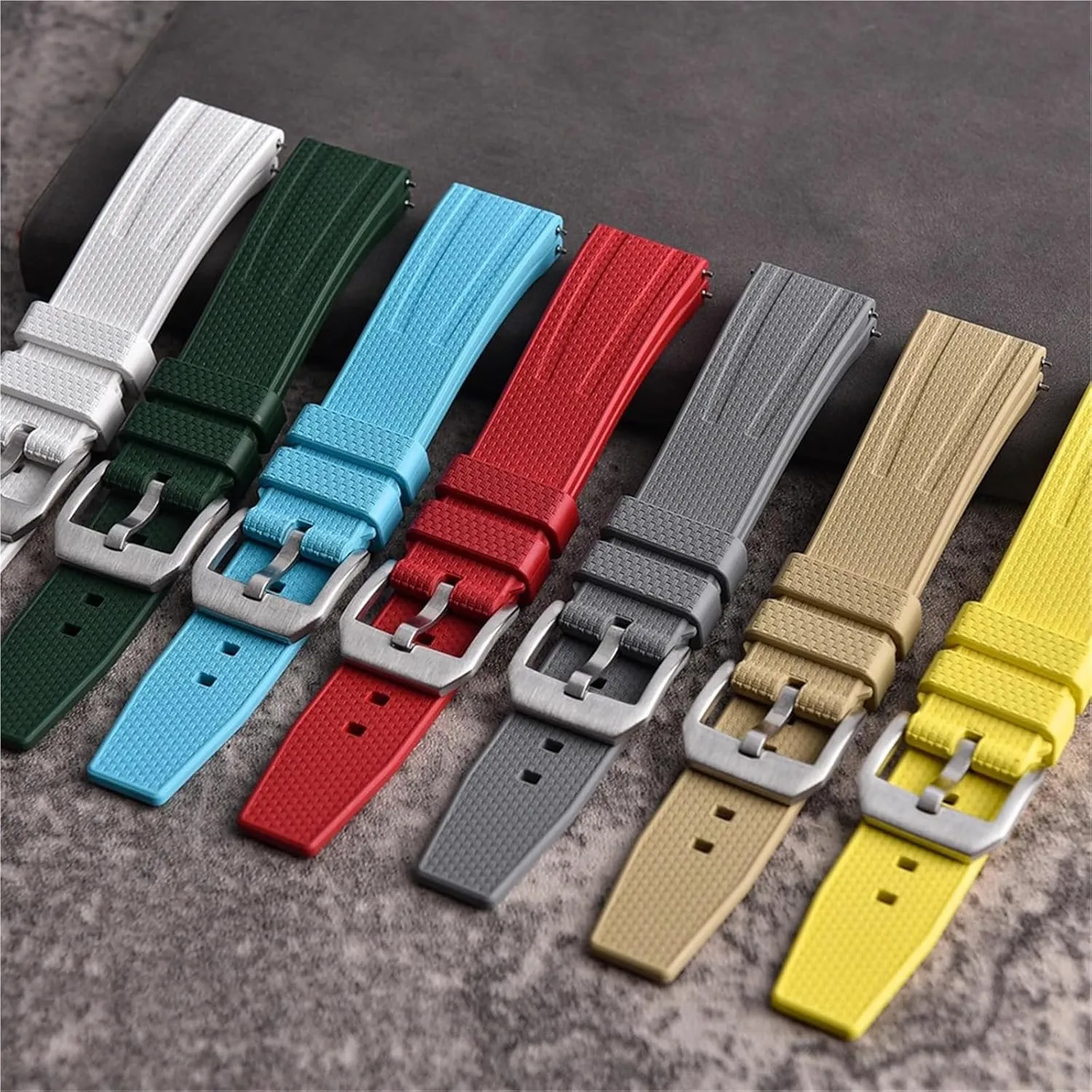 22mm Watch Band For Traditional Diving Watch Accessories For Men Women Silicone Watch malleable aie towel conserve Strap Rubber Strap 20mm 