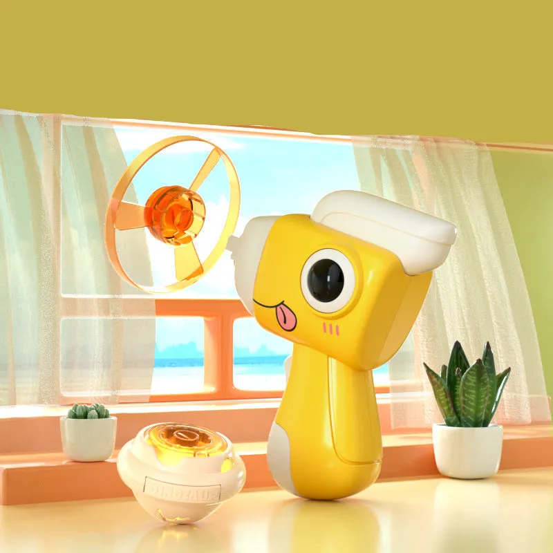 2in1 Dino Spinning Top and Frisbee Starter