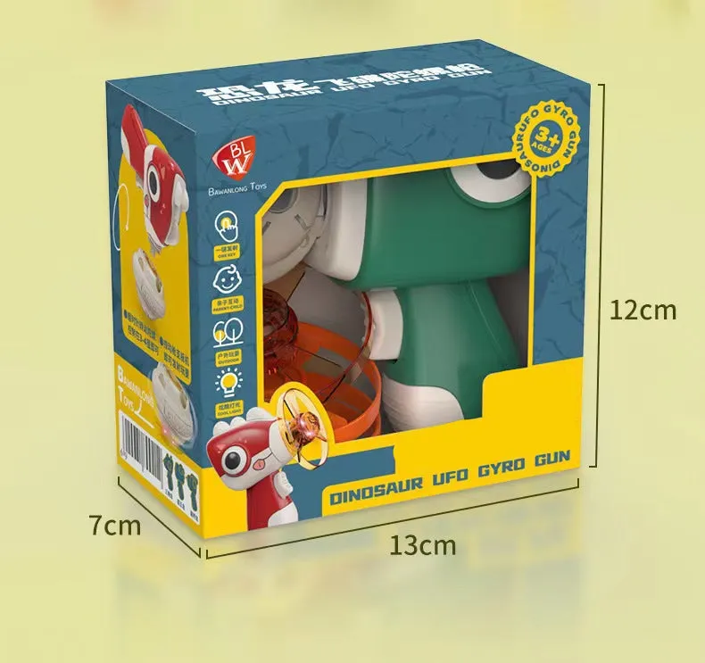2in1 Dino Spinning Top and Frisbee Starter