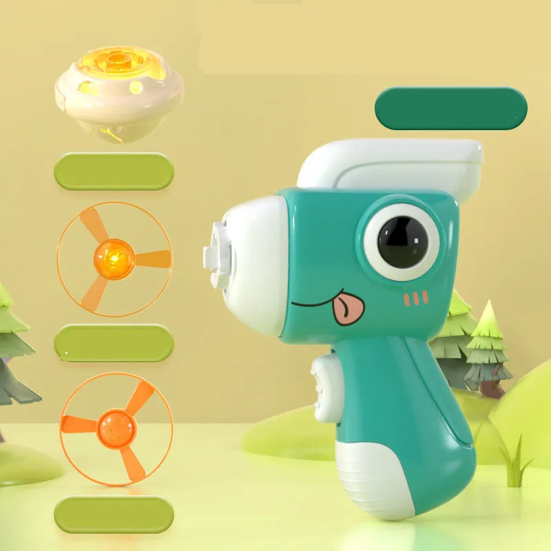 2in1 Dino Spinning Top and Frisbee Starter