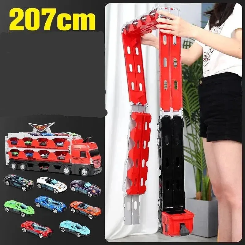 2in1 Fold - Out Lorry Race Track