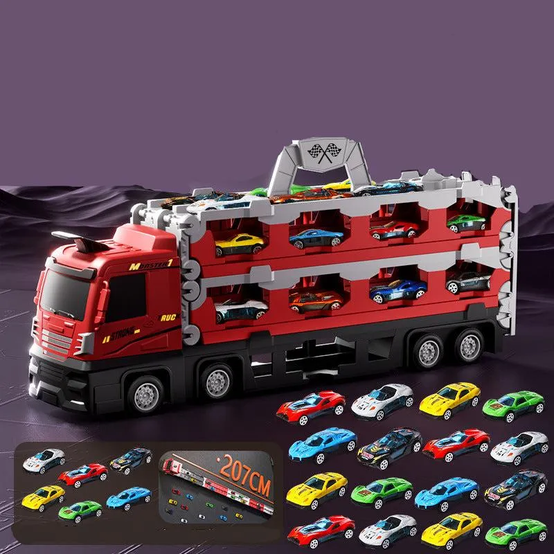 2in1 Fold - Out Lorry Race Track