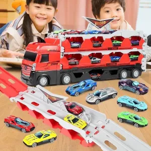 2in1 Fold - Out Lorry Race Track