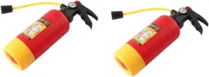 2Pcs Fire Extinguisher Water Squirter Portable mandarin approval cuisine static silt Water Spray for Fun Enhance Fire Safety Awareness with Creative HANABASS 