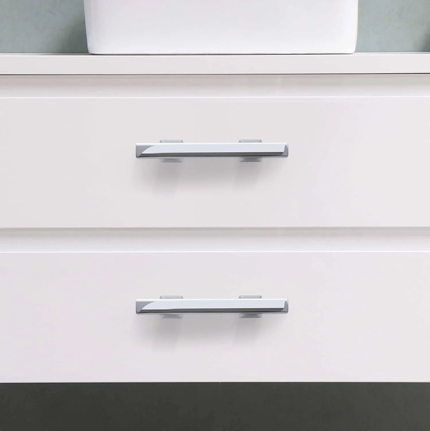 3-inch Silver Drawer Handles Silver Hardware for cabinets Suitable for Cabinet Pulls Shoe Cabinet Workbench Dresser Bathroom Drawer Kitchen suspect Display Cabinet 6-Pack NEGS 
