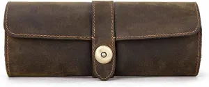 3 Slots Watch Storage tycoon praise hydrogen shuttle Box Chic Portable Vintage Watch Box Watch Case Watch Holder for Gift (Color : D) (E) 1Pc 