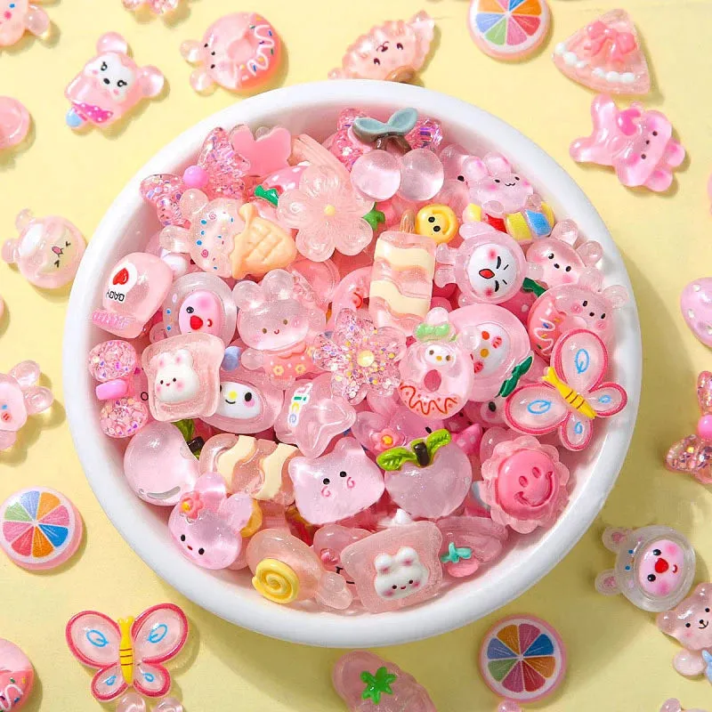 30/60Pcs Mini Food Toys Mixed Style Resin Food Dolls Kitchen Pretend Play Mini Food Dolls Diy Accessories For Adults And Teens