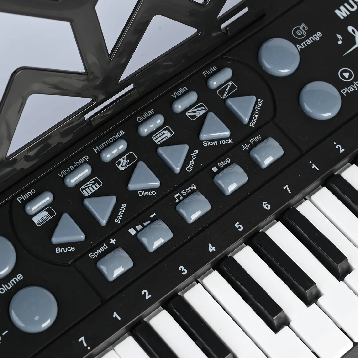 37 Key Piano With Microphone For Kids