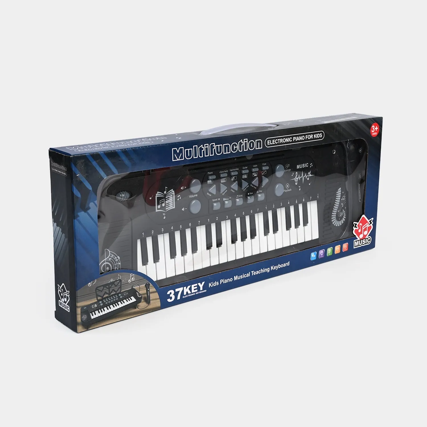 37 Key Piano With Microphone For Kids