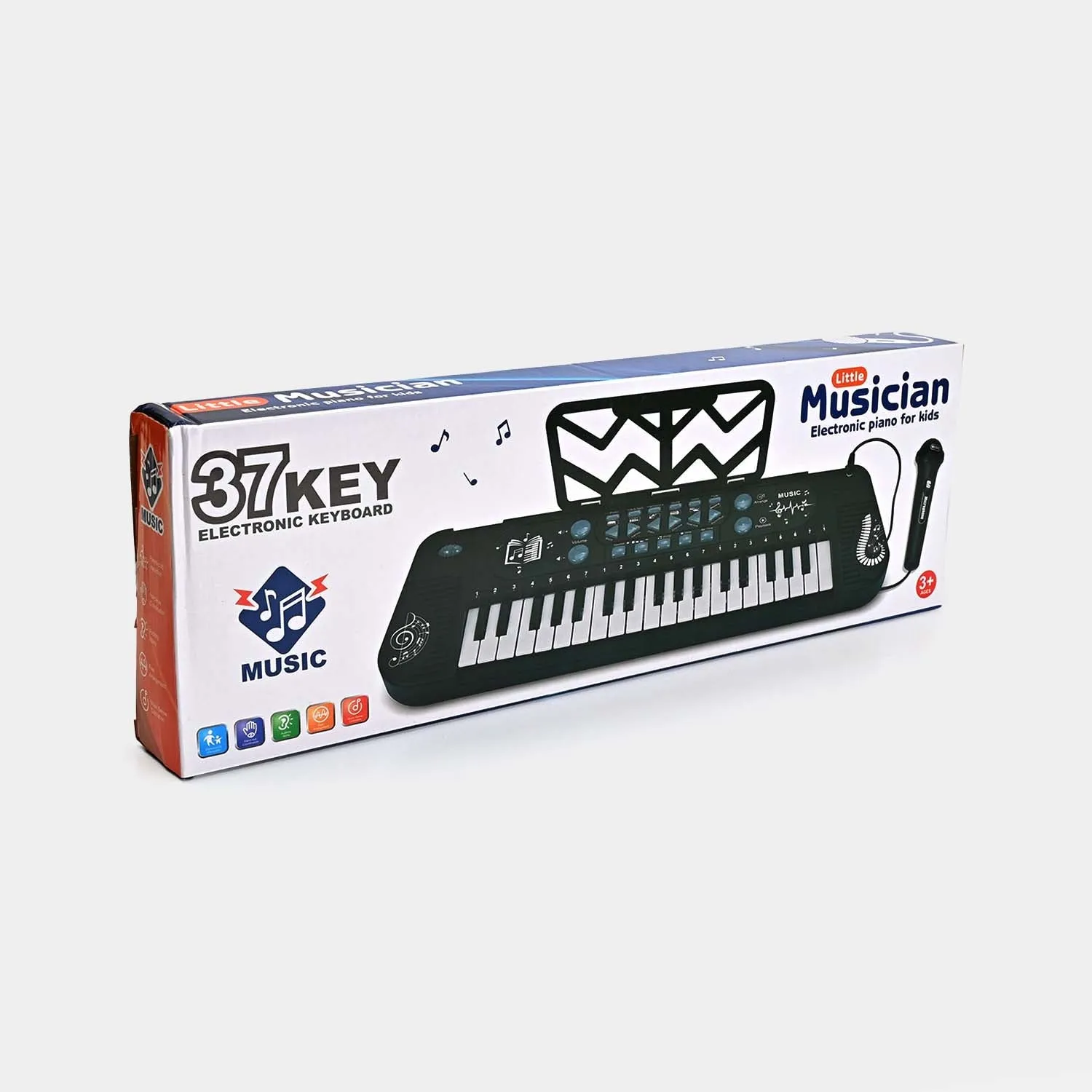 37 Key Piano With Microphone For Kids