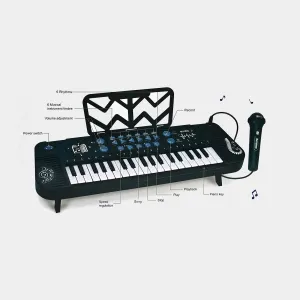 37 Key Piano With Microphone For Kids