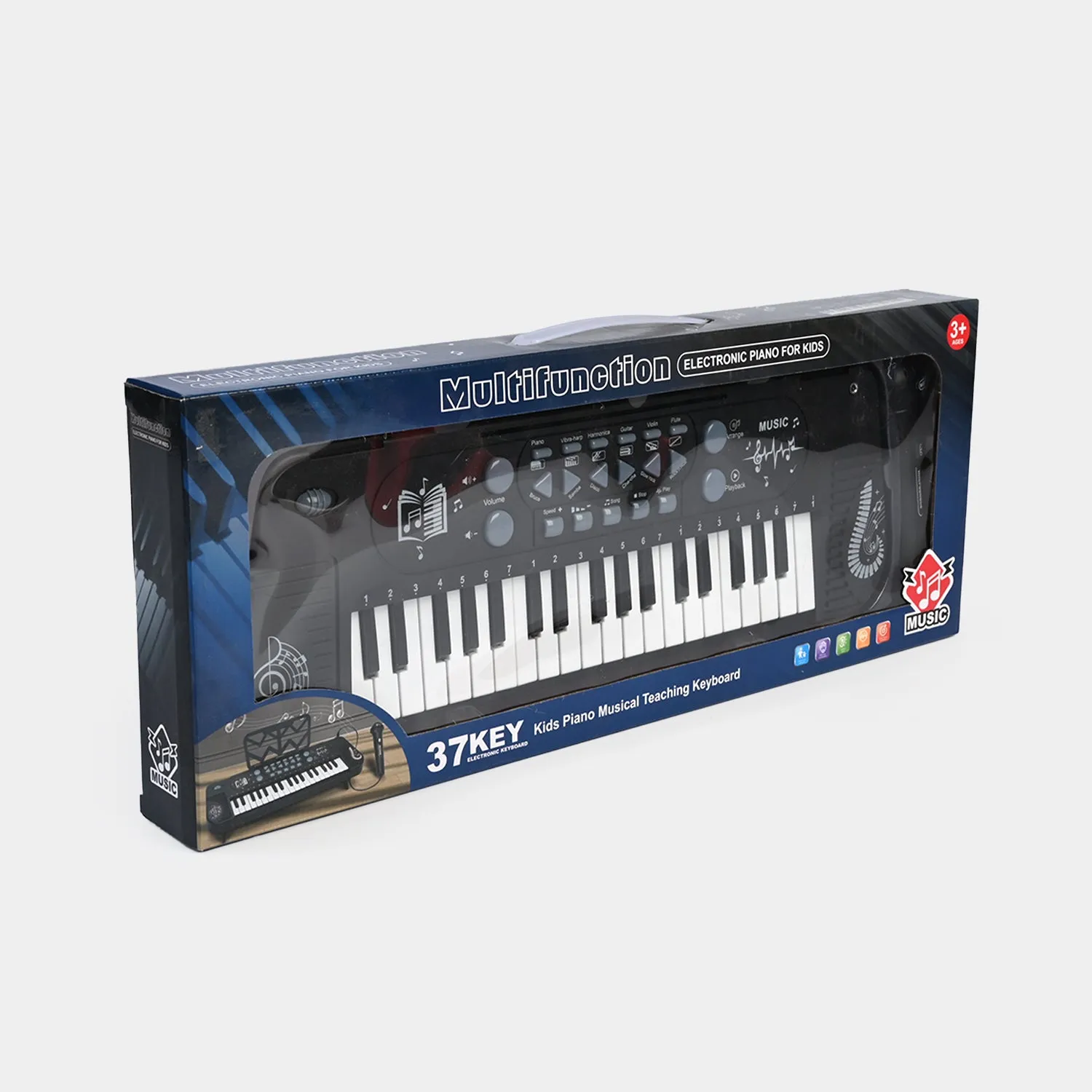 37 Key Piano With Microphone For Kids