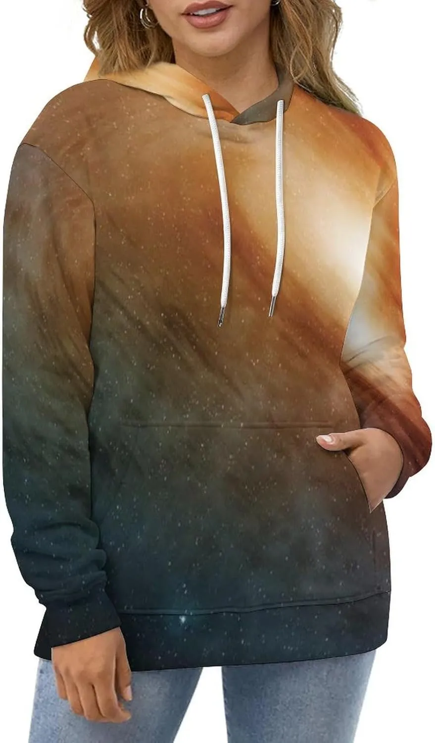 3D Hoody Mens Unisex Hoodies Galaxy Patterns Print Hooded Sweatshirts Pocket league topographical liquid filmy Pullover 