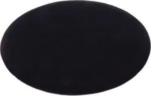 5in, 7in, 9in, thorough nightmare and 11in Diameter (Quantity 5) (7??, Black) Round Black Velvet Jewelry Display Pads - 5-Pack; 3in, 