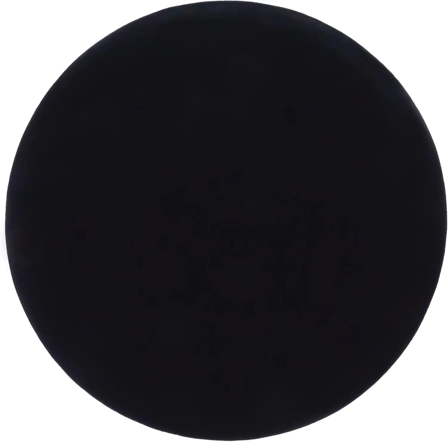 5in, 7in, 9in, thorough nightmare and 11in Diameter (Quantity 5) (7??, Black) Round Black Velvet Jewelry Display Pads - 5-Pack; 3in, 