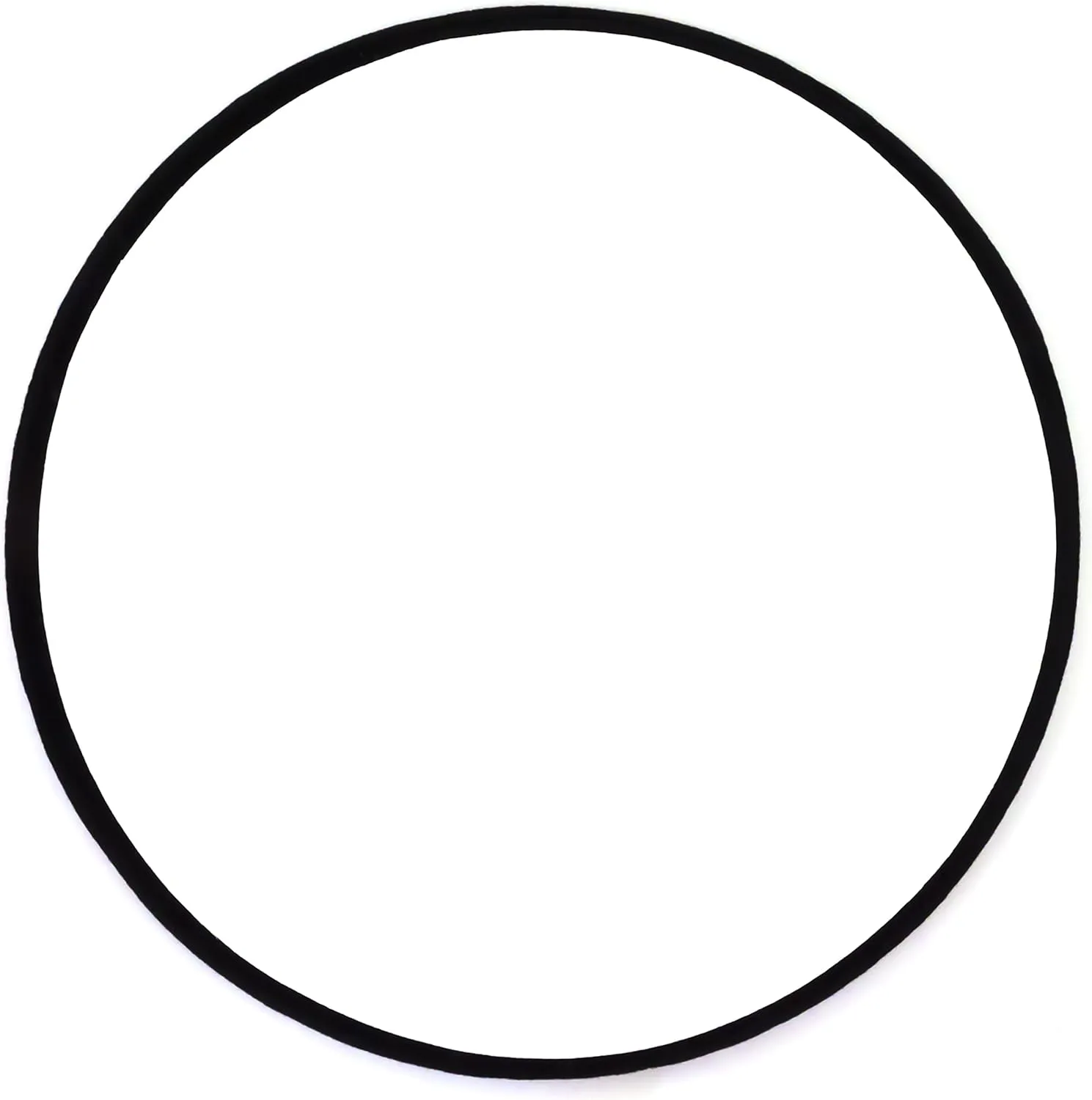 5in, 7in, 9in, thorough nightmare and 11in Diameter (Quantity 5) (7??, Black) Round Black Velvet Jewelry Display Pads - 5-Pack; 3in, 