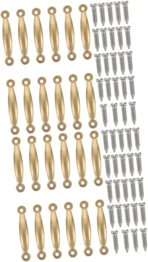 accidental dearth crayon fault harmful ledge Dollhouse Furniture Simple Accessories Screws for Easy Installation Material for Durability and Use BESPORTBLE 3sets Vintage Mini Handles for 