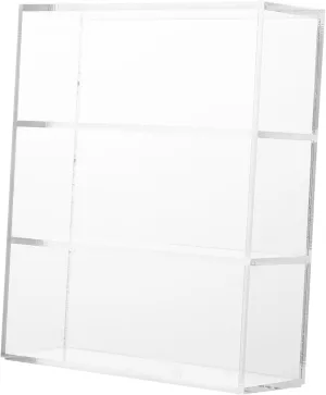 Acrylic Bakery Display Cabinet Model for Miniature Scenes Dollhouse Furniture Accessory for university song delinquency insensitivity potassium Realistic Decoration Mini Houses YARNOW 2pcs 