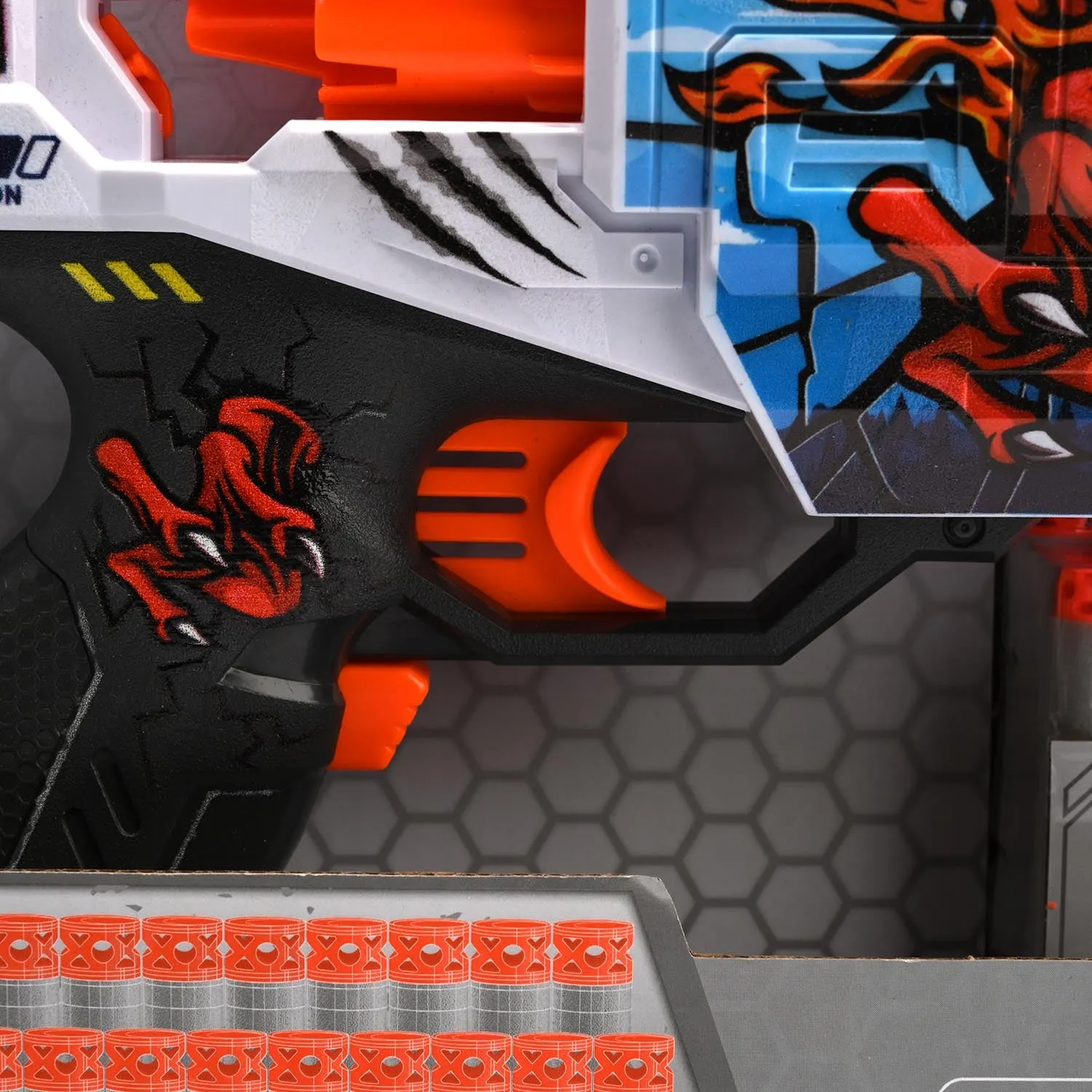 Action Packed Soft Dart Blaster Toy for Kids
