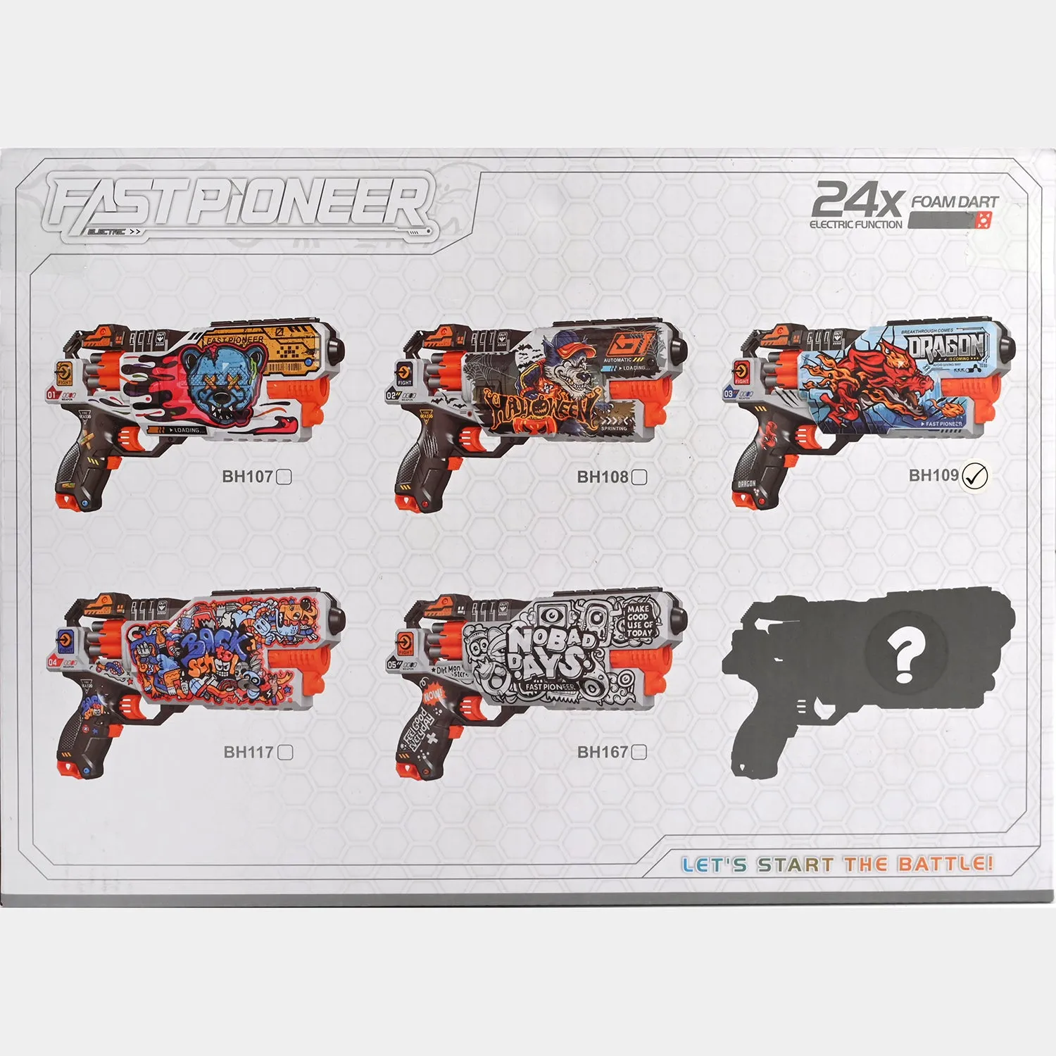 Action Packed Soft Dart Blaster Toy for Kids