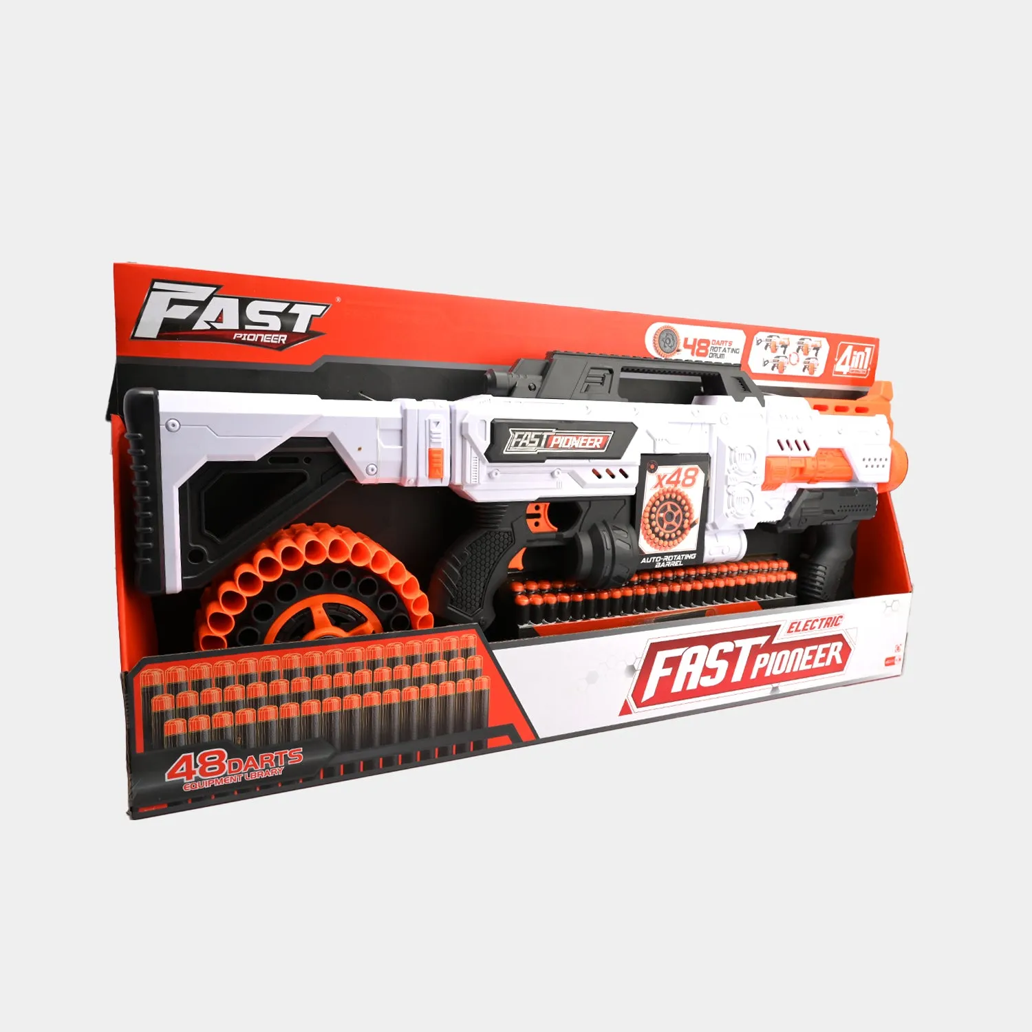 Action Packed Soft Dart Blaster Toy for Kids