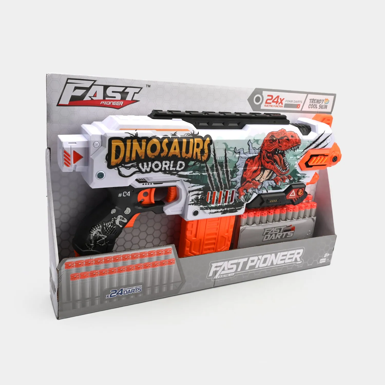 Action Packed Soft Dart Blaster Toy for Kids