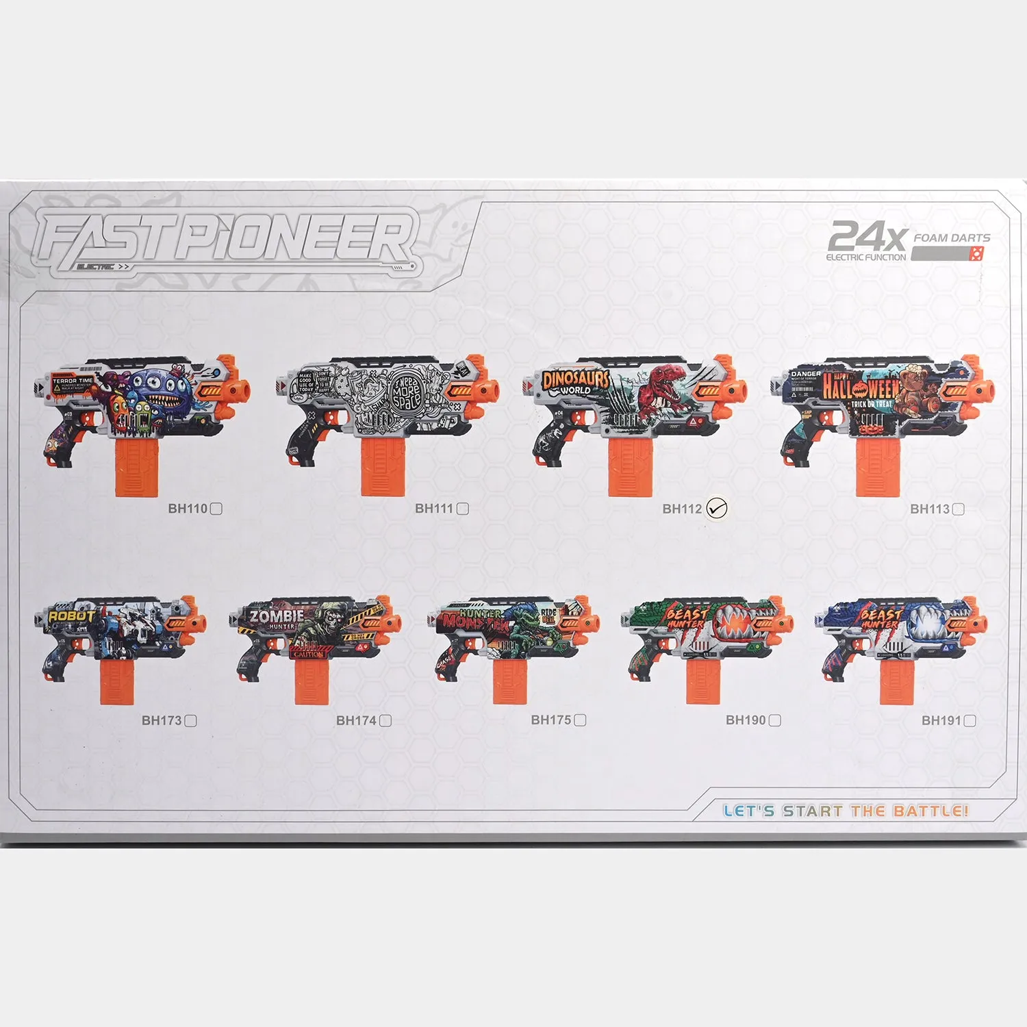 Action Packed Soft Dart Blaster Toy for Kids