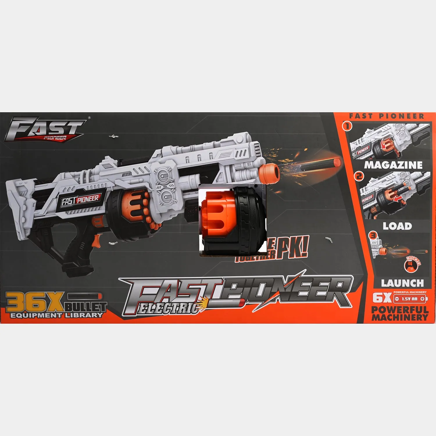 Action Packed Soft Dart Blaster Toy for Kids